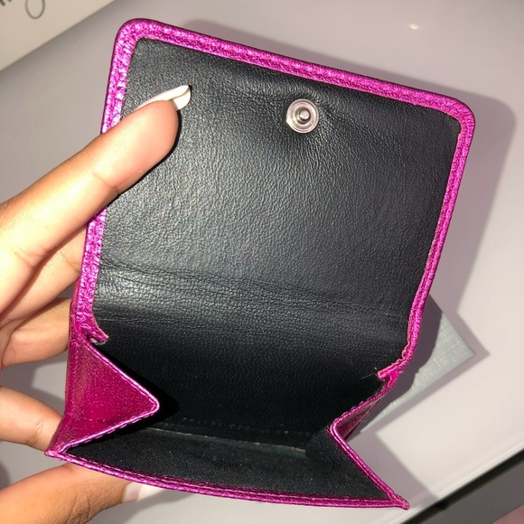 Authentic Balenciaga metallic wallet - Picture 3 of 5